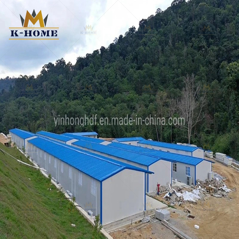 Inexpensive Prefabricated Steel Cabin Temporary Housing for Work Site
