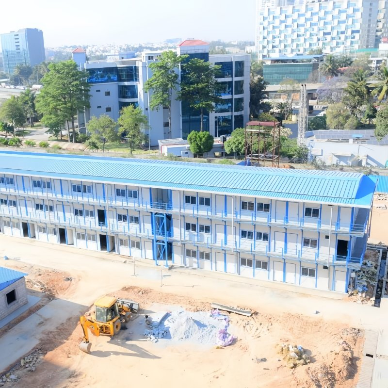 Quick Delivery Good Quality K-Shaped Prefabricated House Temporary Office Buildings Workers Accommodation Modular K Type House