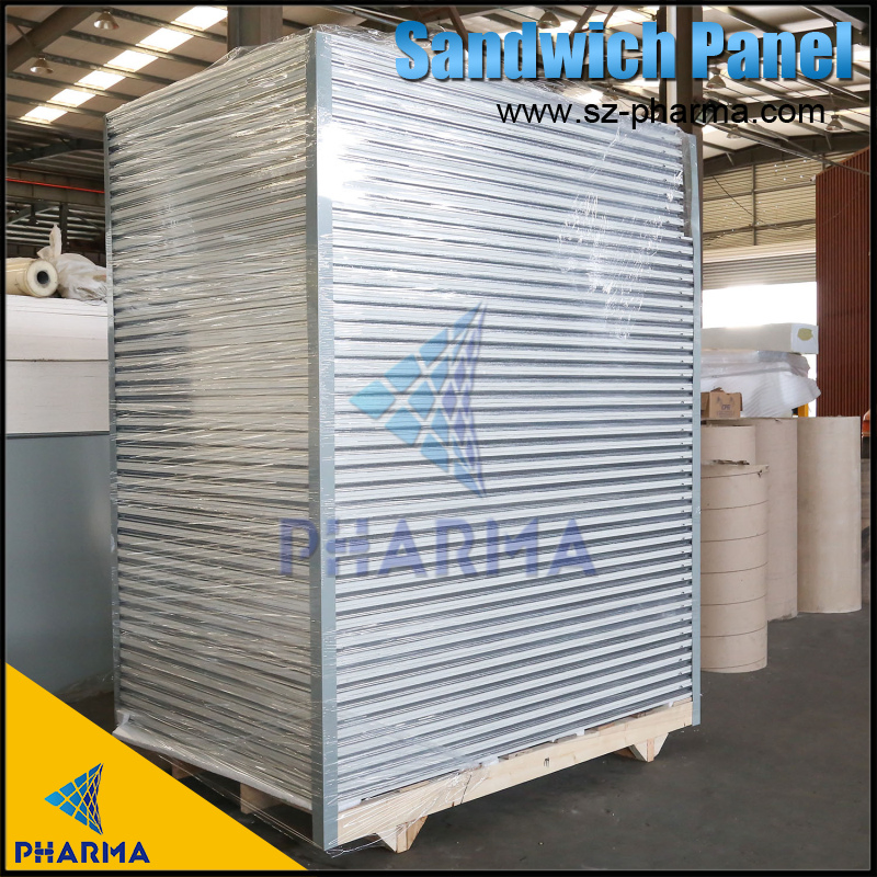 Thermal Insulation Fire Resistance Modular Cleanroom Sandwich Wall Panel System