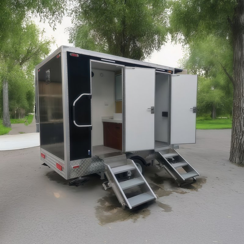 Wholesale Outdoor Luxury Durable Prefab Portable Bathroom Units with Mobile Toilet Trailer for Camping