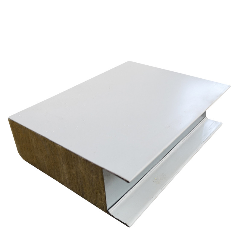 50mm/75mm/100mm Rockwool Cleanroom Sandwich Wall Panel System for Pharmaceutical Cleanroom