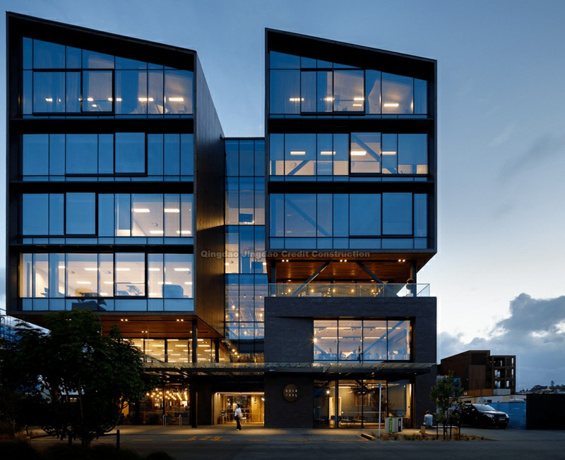 New Design Popular Prefab Modular Movable Industrial Games Light Structure Steel Frame Structure Beams Fabrication Building Factory Construction Building