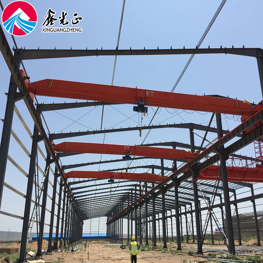Portal Steel Frame Construction Building for Industrial Factory