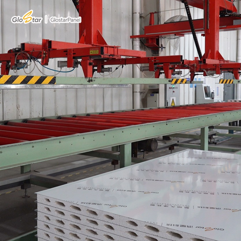 100mm Rockwool Cleanroom Sandwich Panel for Steel Structure Workshop