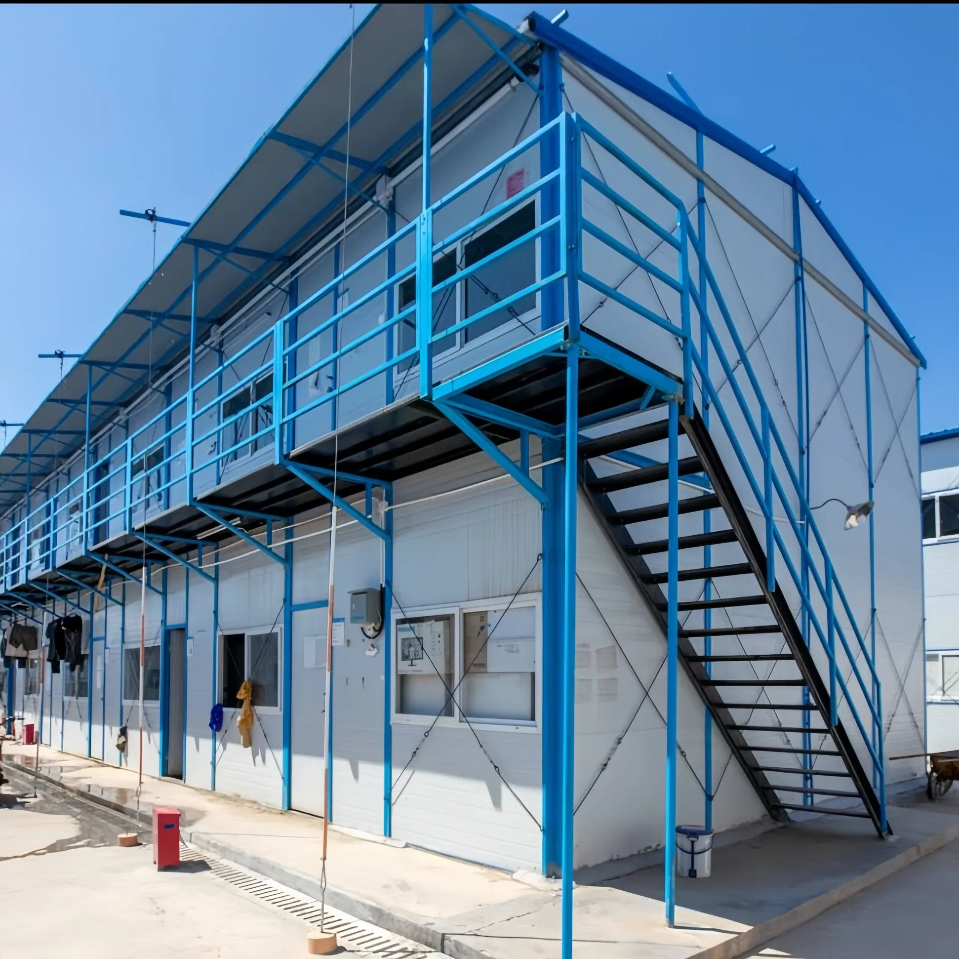 Factory Price K-Type Prefabricated Modular House for Site Office Accommodation