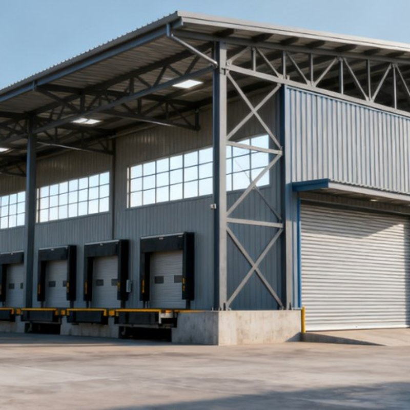 Commercial Steel Structure Office Building Modern Steel Frame Shopping Mall