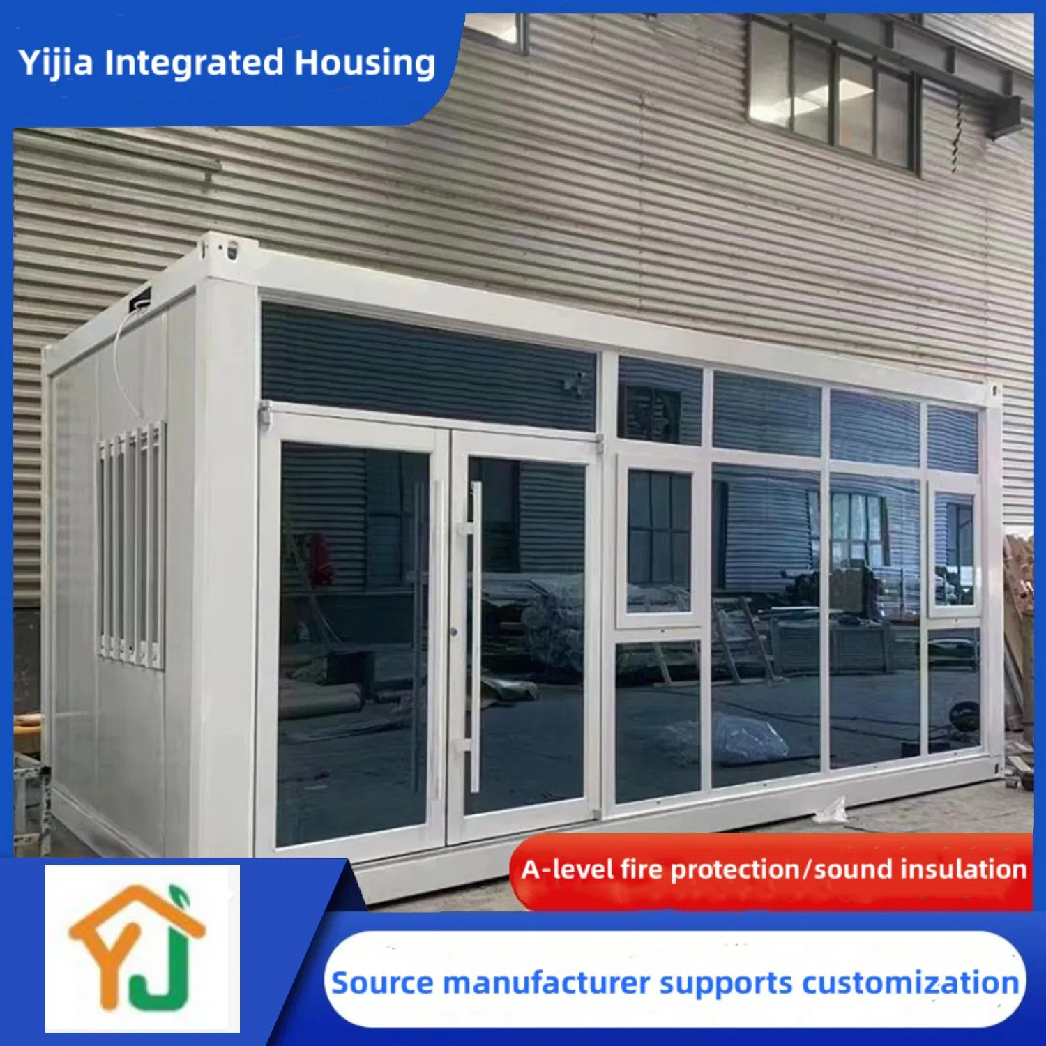 Removable and Reusable Steel Structure of Prefabricated Movable Housing on Export Site