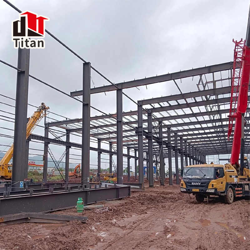 Anti Static Dust Free Precision Electronics Factory Steel Structure Workshop