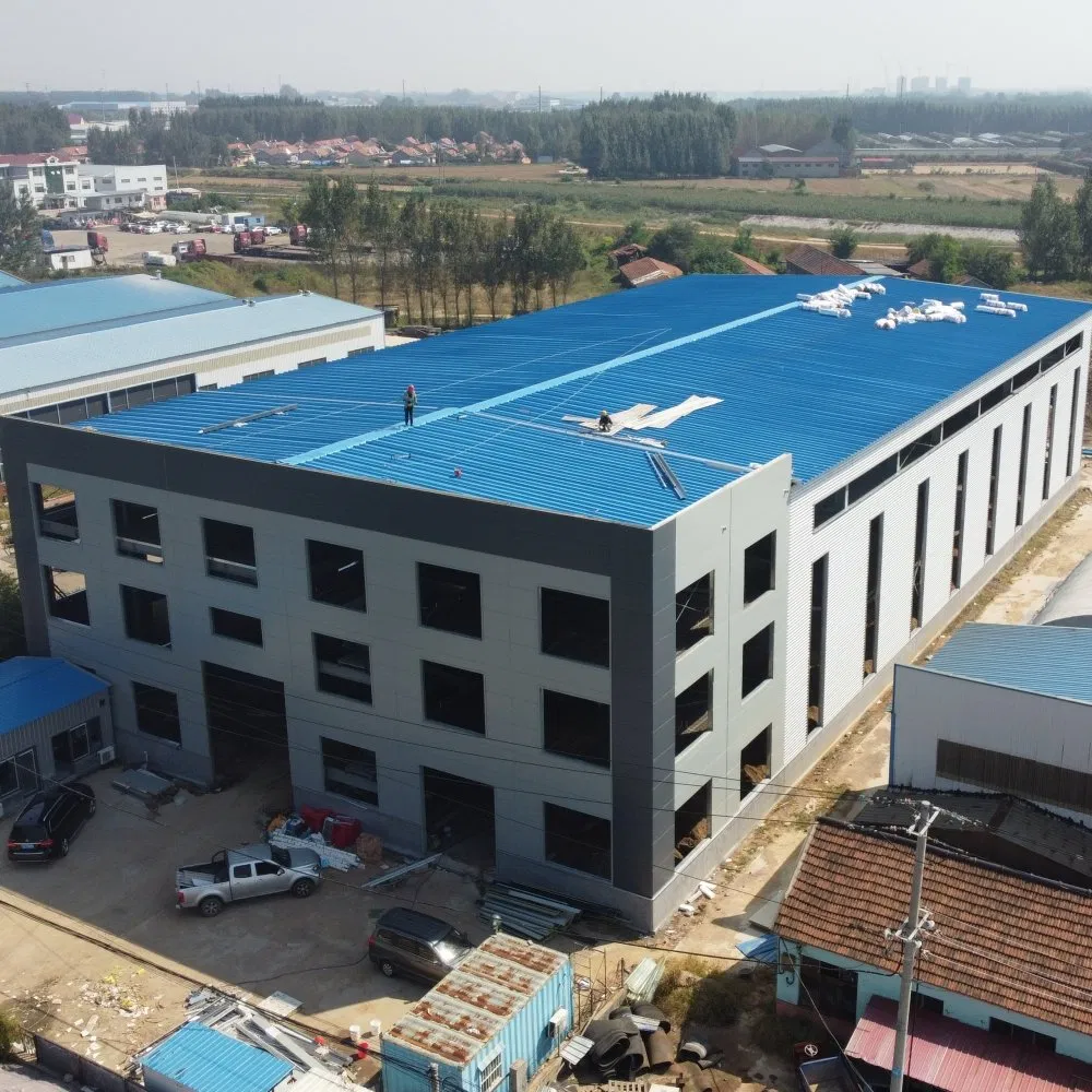 Metal Frame Sandwich Panel Modern Design Prefabricated Steel Structure Warehouse
