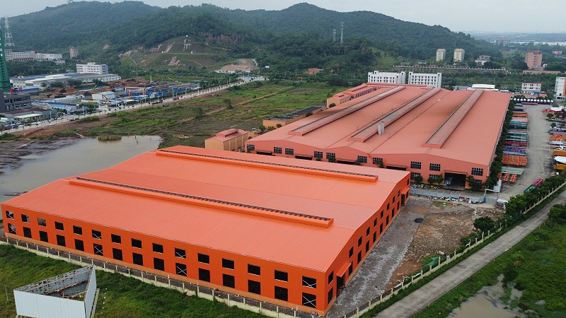 Modern Large Span Prefabricated Steel Structure Factory Warehouse Workshop Production Zone with High Quality Easy Installation