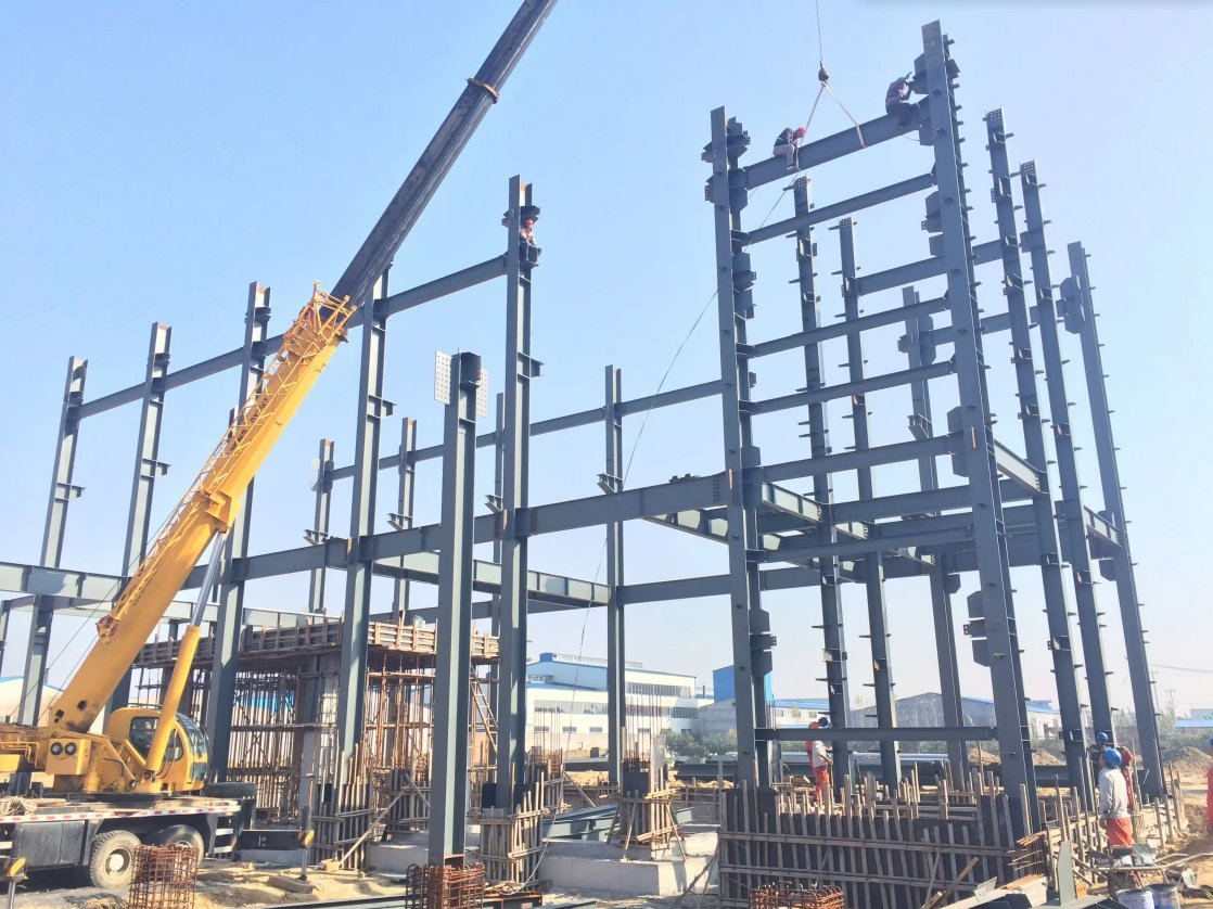 Portal Steel Frame Construction Building for Industrial Factory