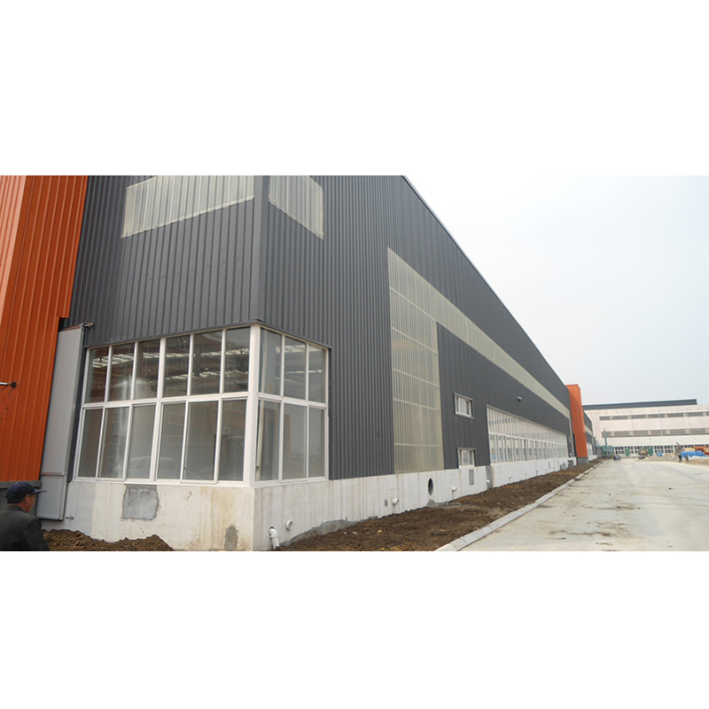 Prefabricated Factory Metallic Steel Structure Shed Steel Storage Warehouse Construction Pre Engineered Workshop Building