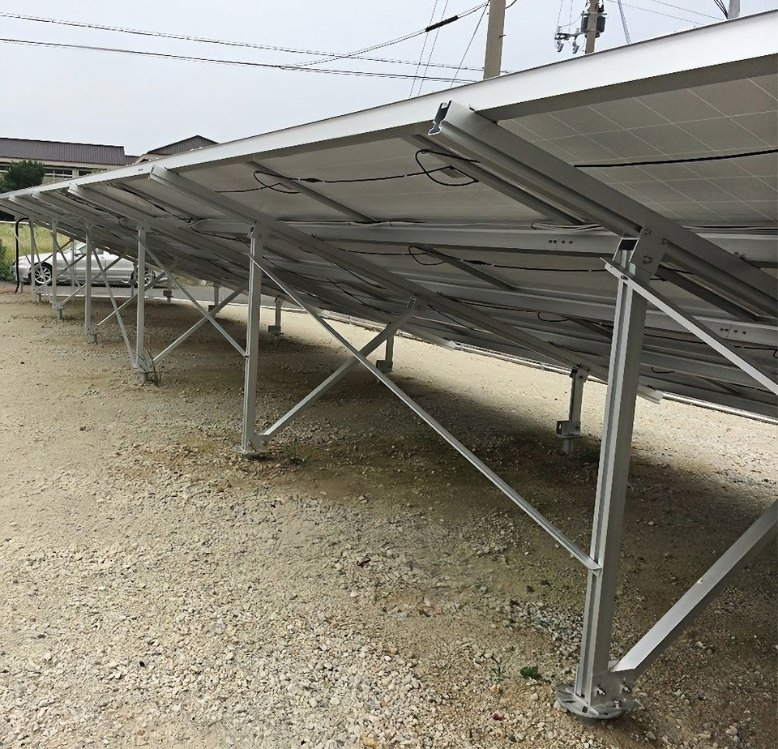 1MW Solar Power Plant Solar Panel Support Structure Concrete