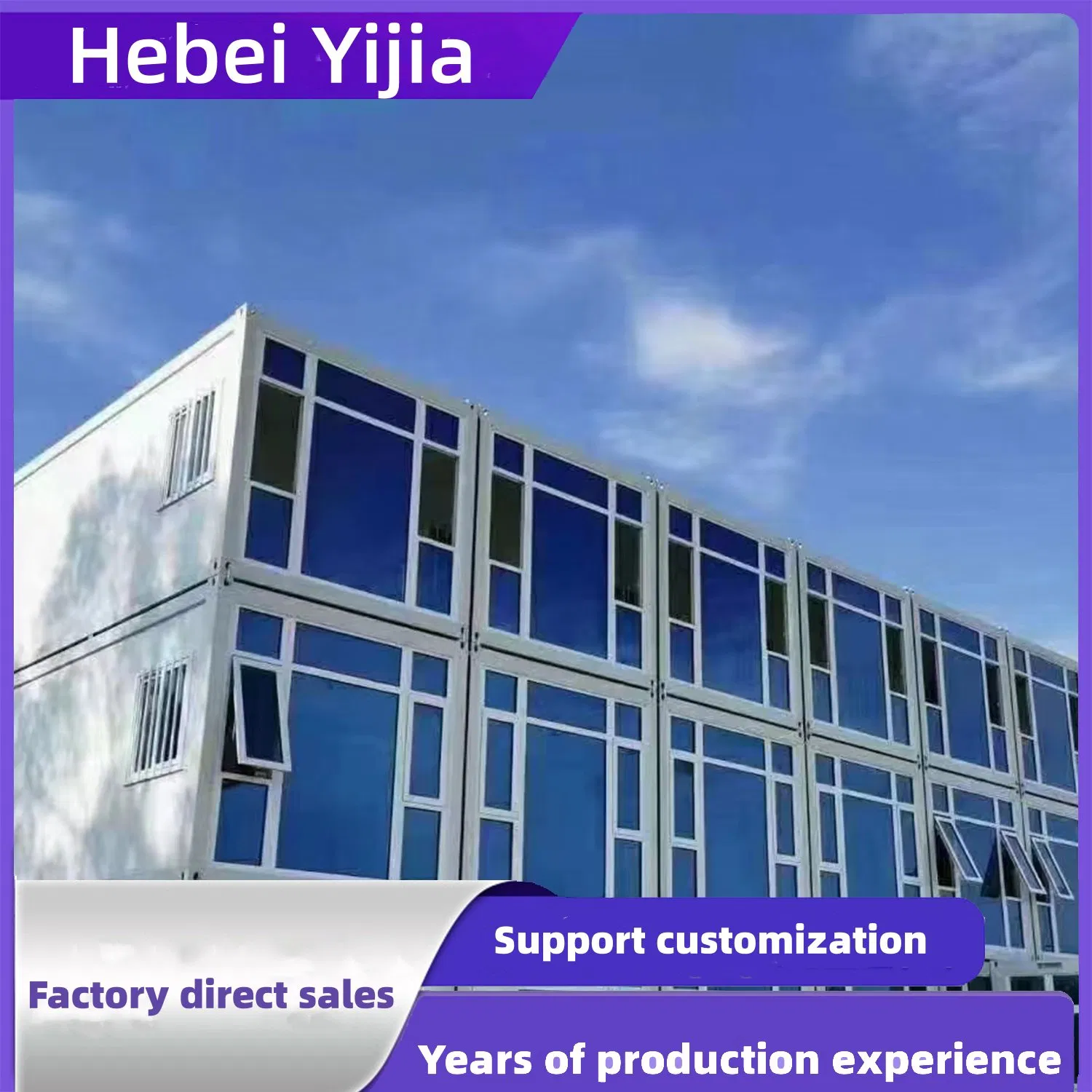 Removable and Reusable Steel Structure of Prefabricated Movable Housing on Export Site