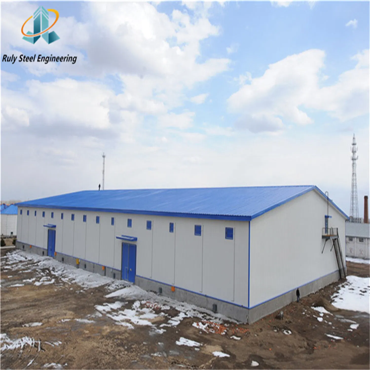 Light Steel Structure Building Prefabricated Textile Workshop Food Processing Warehouse Customized Cold Storage Q355b Steel Structure Prefabricated Building