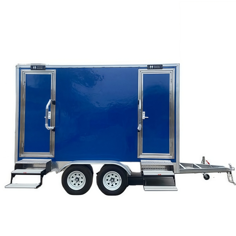 Low Price Luxury Durable Prefab Portable Bathroom Units with Mobile Toilet Trailer for Camping Adventure