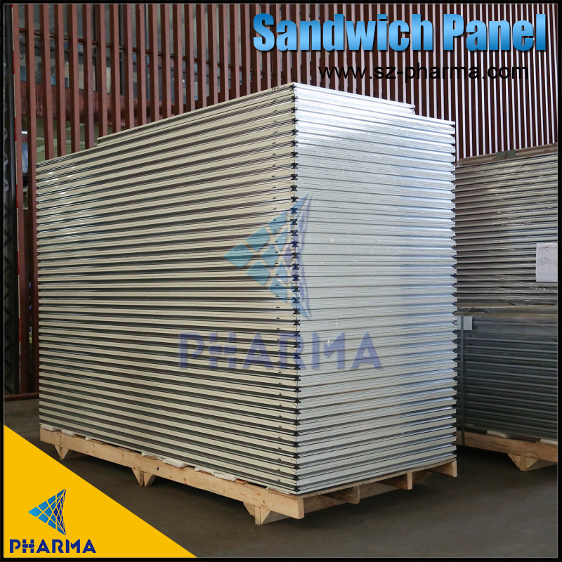 Thermal Insulation Fire Resistance Modular Cleanroom Sandwich Wall Panel System