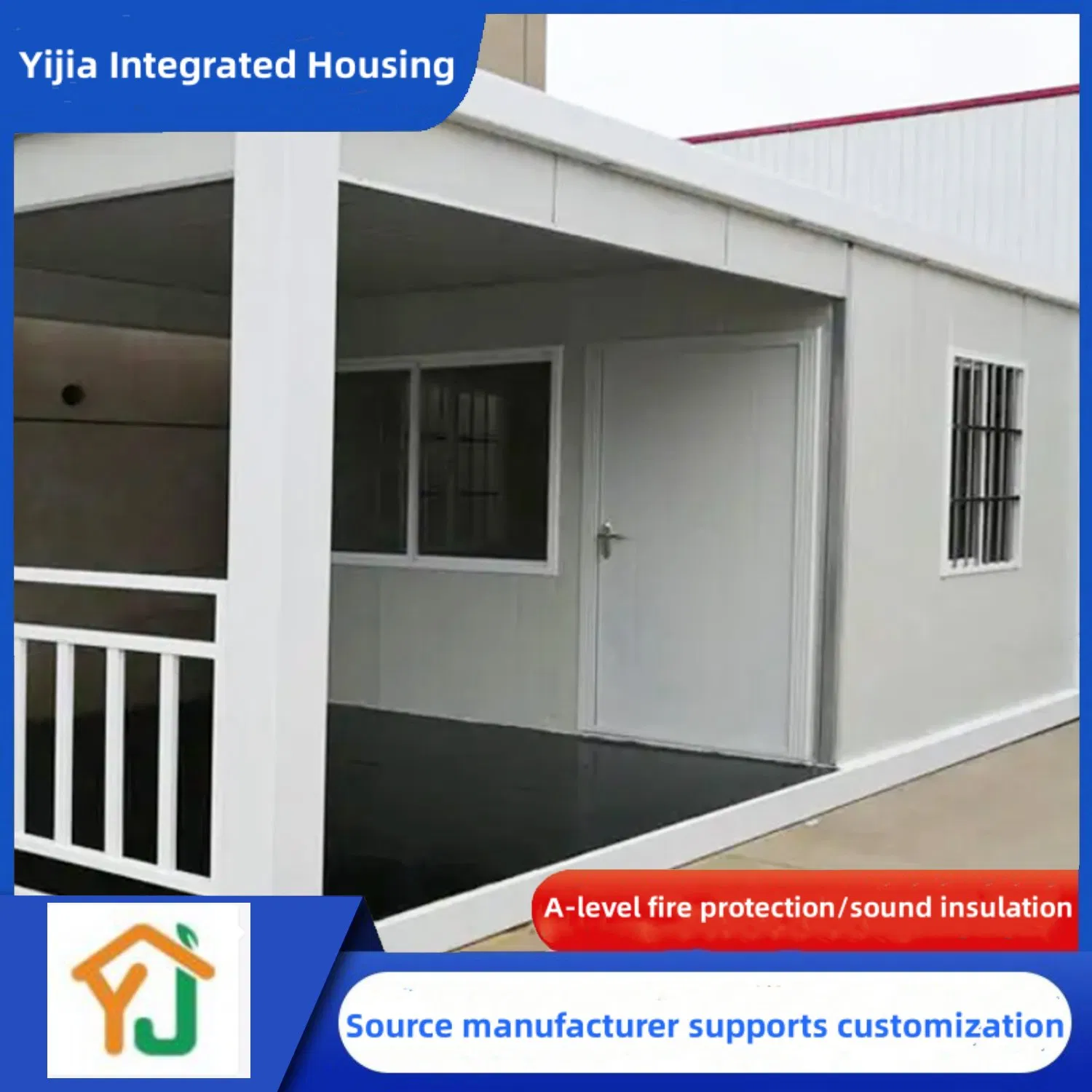 Removable and Reusable Steel Structure of Prefabricated Movable Housing on Export Site
