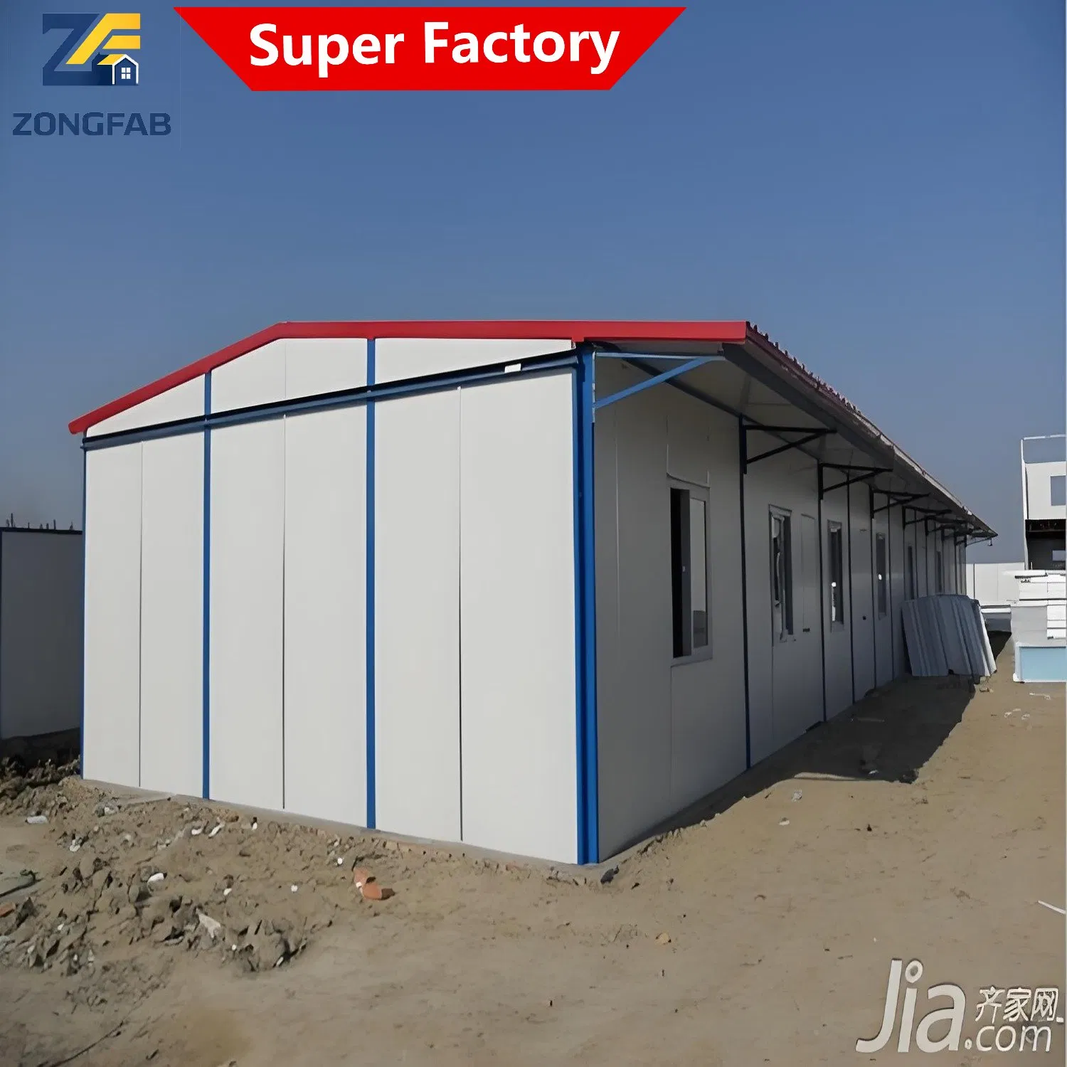 Easy Assembly Sandwich Panel Building for Temporary Office and Worker Accommodation Needs