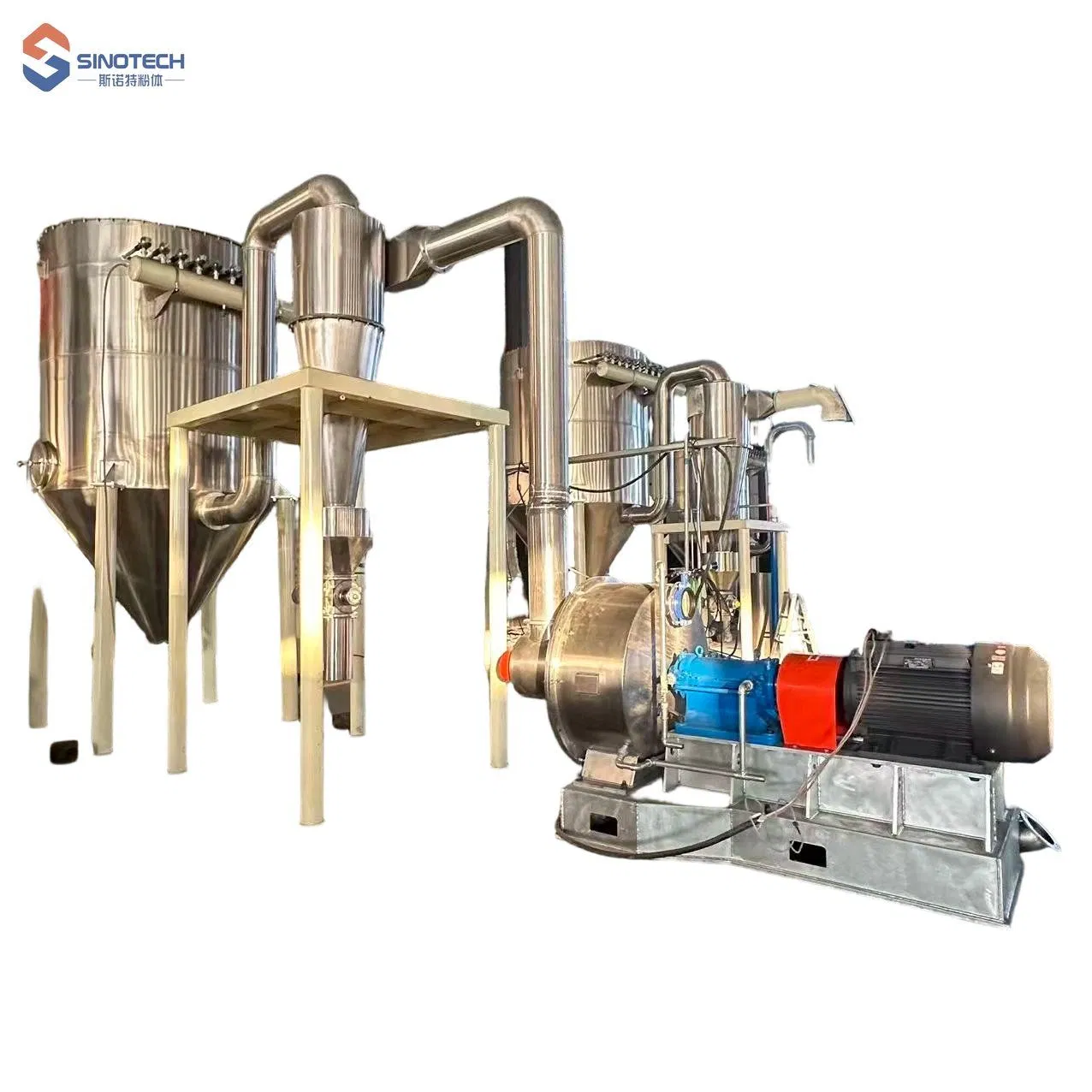 Grinding Mill Enclosed Structure for Clean Processing