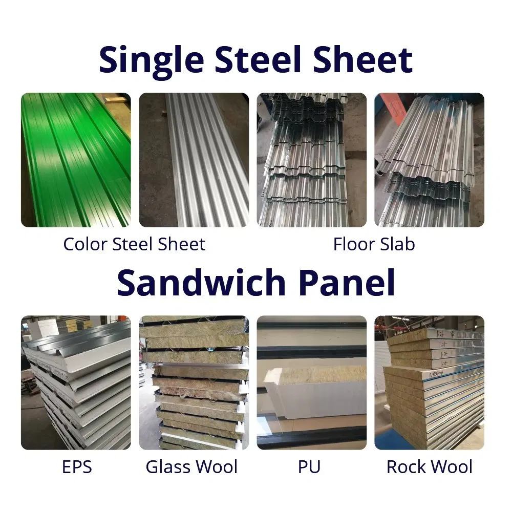 Prefabricated Metal Frame Pre Engineered Steel Buildings Cast Buildings of Metal Structures