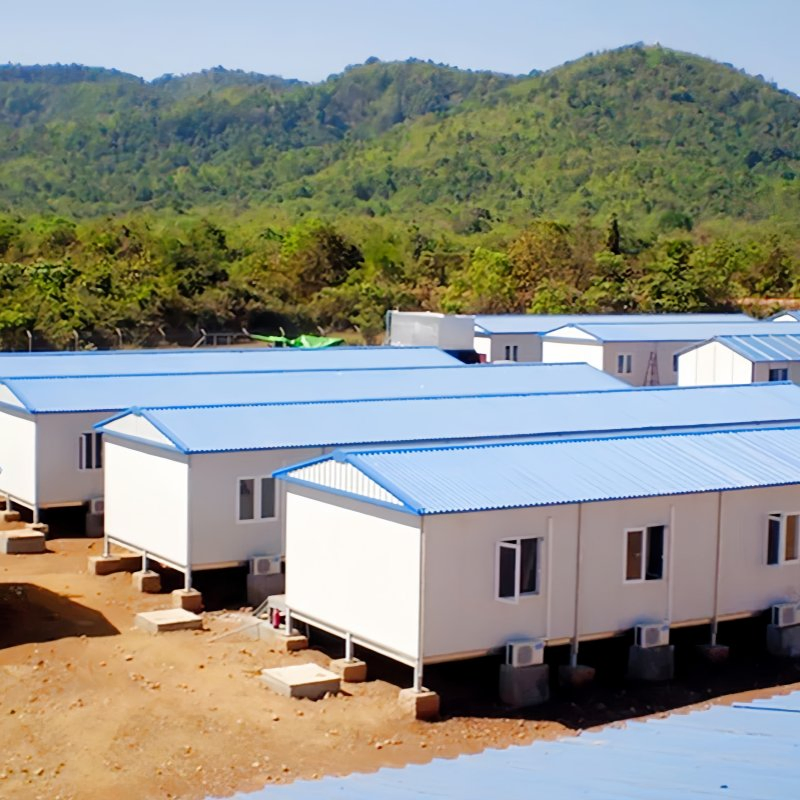 Quick Delivery Good Quality K-Shaped Prefabricated House Temporary Office Buildings Workers Accommodation Modular K Type House
