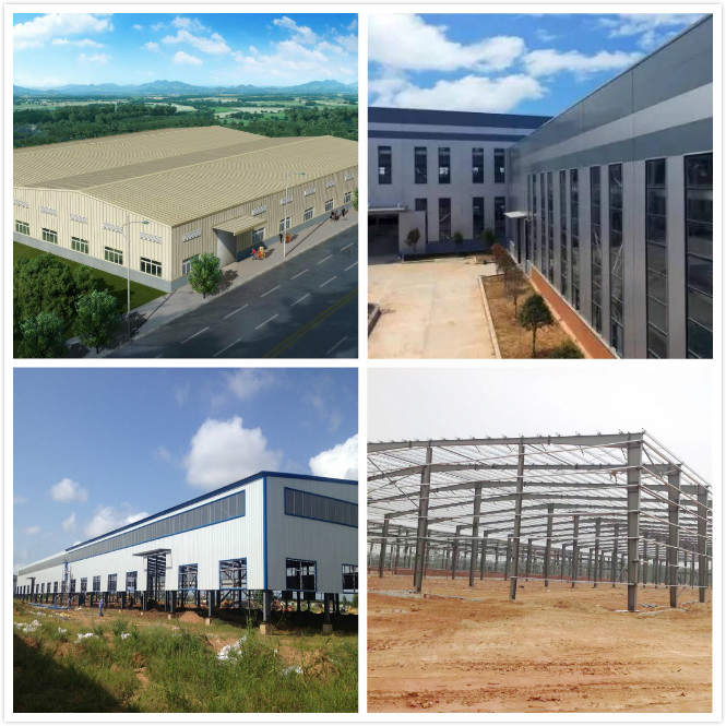 Industrial Prefabricated Multi-Stories Steel Structural Portal Frame Shed Construction Building