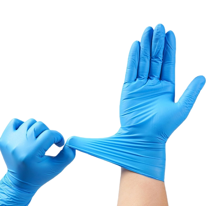 High-Performance Blue ESD Nitrile Gloves Disposable - Anti-Static 10^7-10^10ω, Powder/Latex Free, for Electronics &amp; Cleanroom (100PCS/Box)