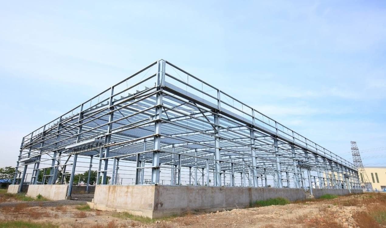 Light Industrial Warehouse Steel Structure Frame Building Portal Frame Workshop Plant Industrial Building Design