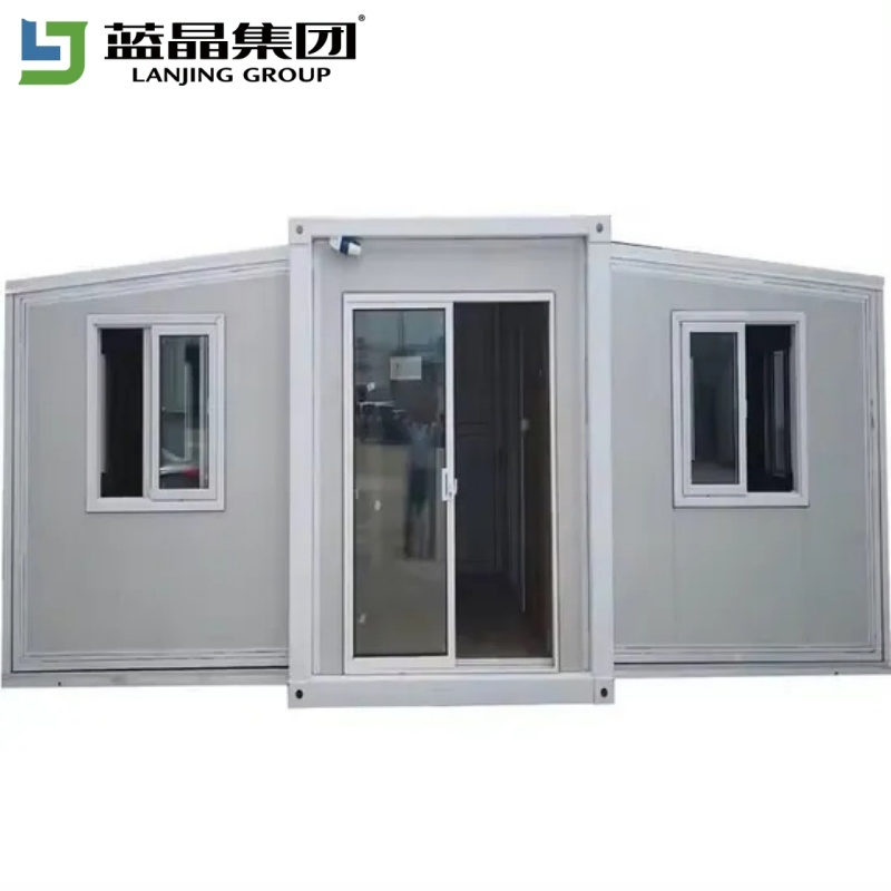 Prefabricated Tiny Movable Modular Luxury Prefab Mobile Living Flat Pack Expandable Shipping Container House with 2/3/4 Bedroom, Bathroom, Kitchen Building