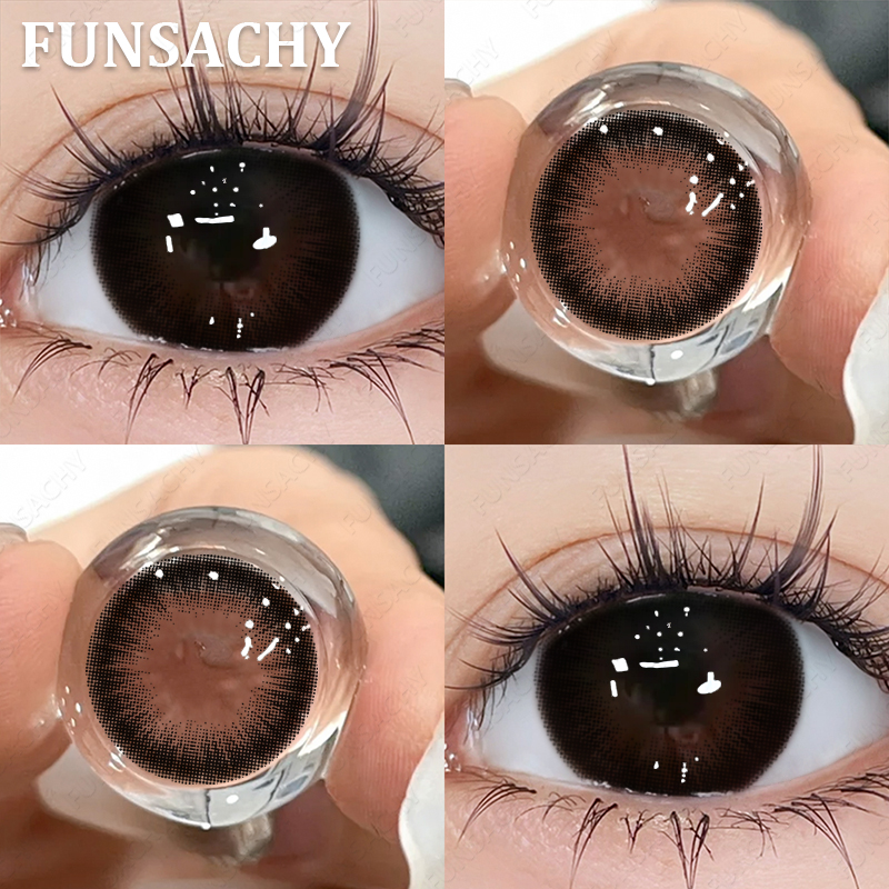 FUNSACHY Korea Style Natural Cosmetic Colored Lentilles De Contact Contacts Lenses
