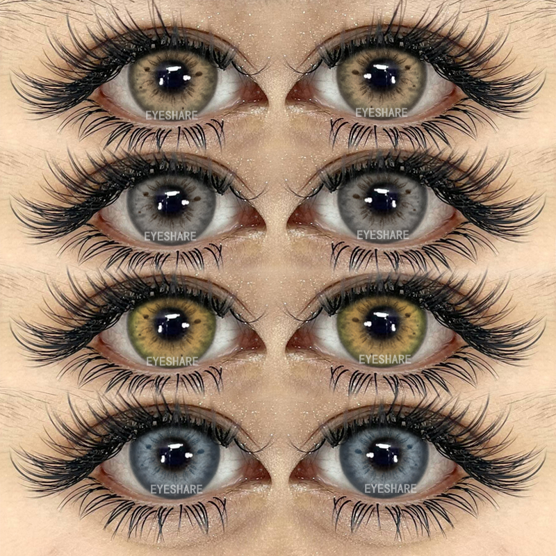 Eyeshare Soft Two Pieces Multi Color Contact Lenses Lentes De Contacto Contact Lenses Wholesale