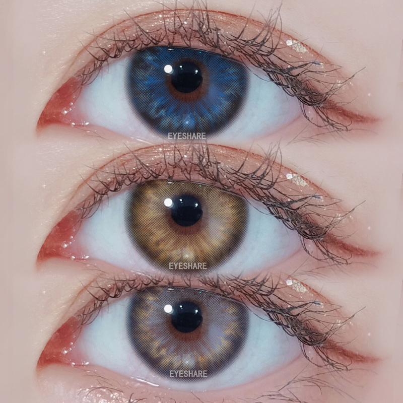 For Eyeshare Korean Style Cosmetics-Inspired Contact Lenses Soft HEMA Material Circle Colored Contact Lens