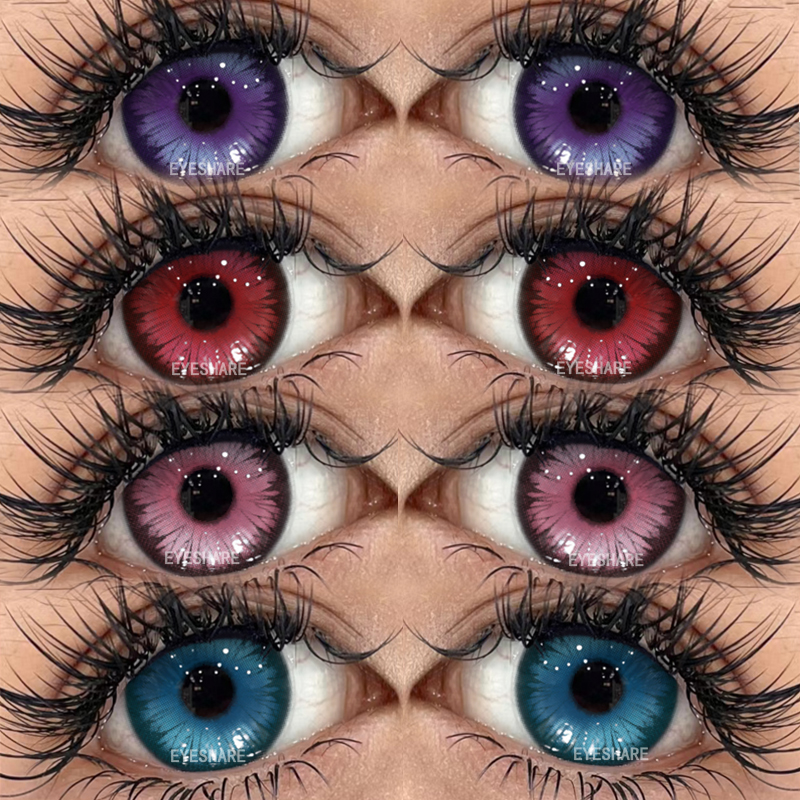 Koreana Estilo EYESHARE Lentes De Contacto Cosméticas Coloridas Lentillas Verdes Y Marrones Para Los Ojos Suaves Contact Lenses
