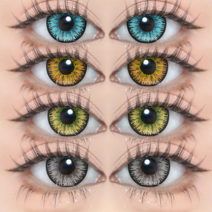 Eyeshare 1 Pair Yearly Beauty Sharingan Contact Lenses Color Eye Care Products