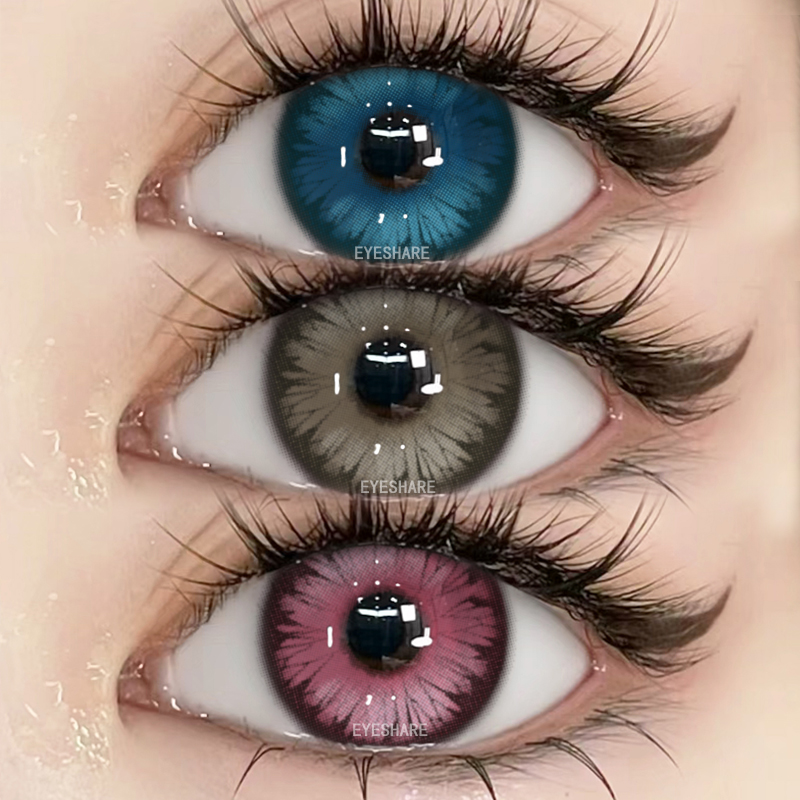 Eyeshare Yearly Disposable Natural Contacts 14.0Mm Circle Eye Colored Cosmetic Lens Lentilles De Contact