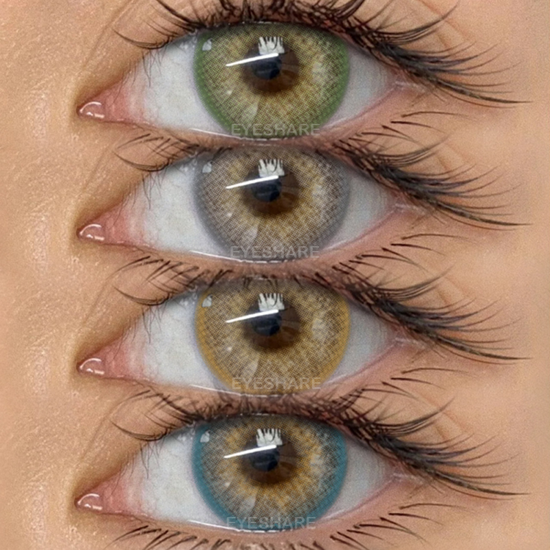 For Yearly Disposable HEMA Soft Colored Contact Lenses for Cosplay Eye Makeup