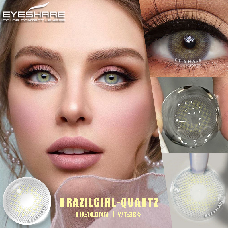 Eyeshare Eyewear 1 Yearly Lenses  Lentilles De Contact Colores Contact Lenses Care Product for Eye Lens