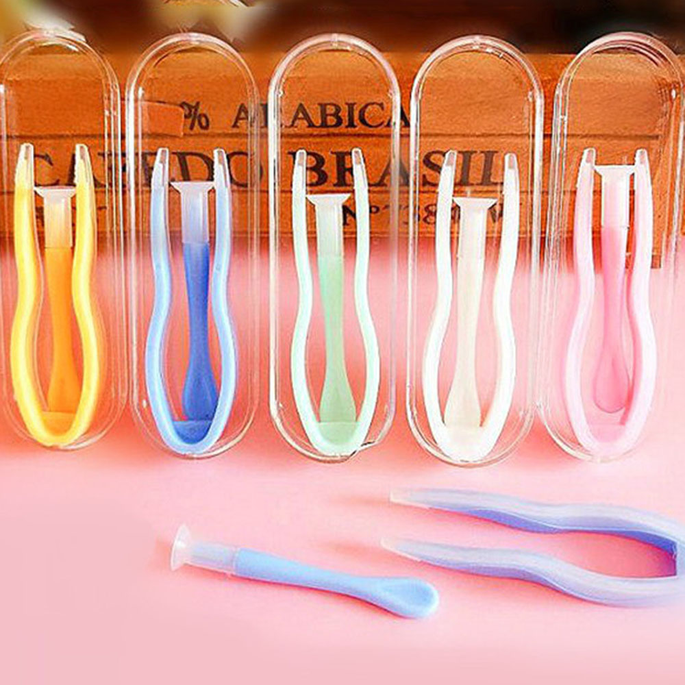 Eyeshare Travel Clip Contact Lens Case & Remover Tool with Contact Lens Sticks HEMA Material 5 Colors