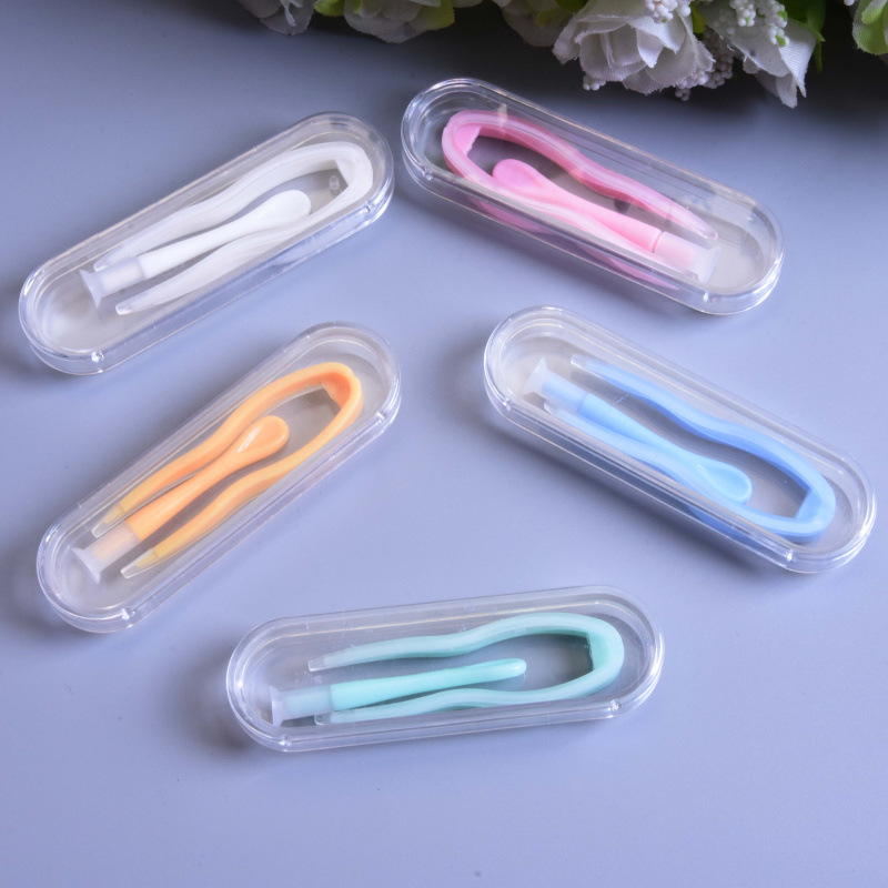 Eyeshare Portable Candy Color Contact Lens Tool Set with Remover Tweezers Made in China