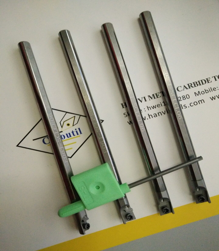 Cutoutil E08K-Sclcl06 Barra de Perfuração de Carboneto Haste de Carboneto para Ferramentas de Torneamento Interno