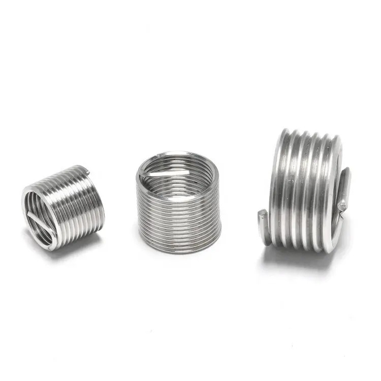 M2 M2*4*1d 1.5D 2D 304stainless Inserções de Fio Metálico de Aço com Trava