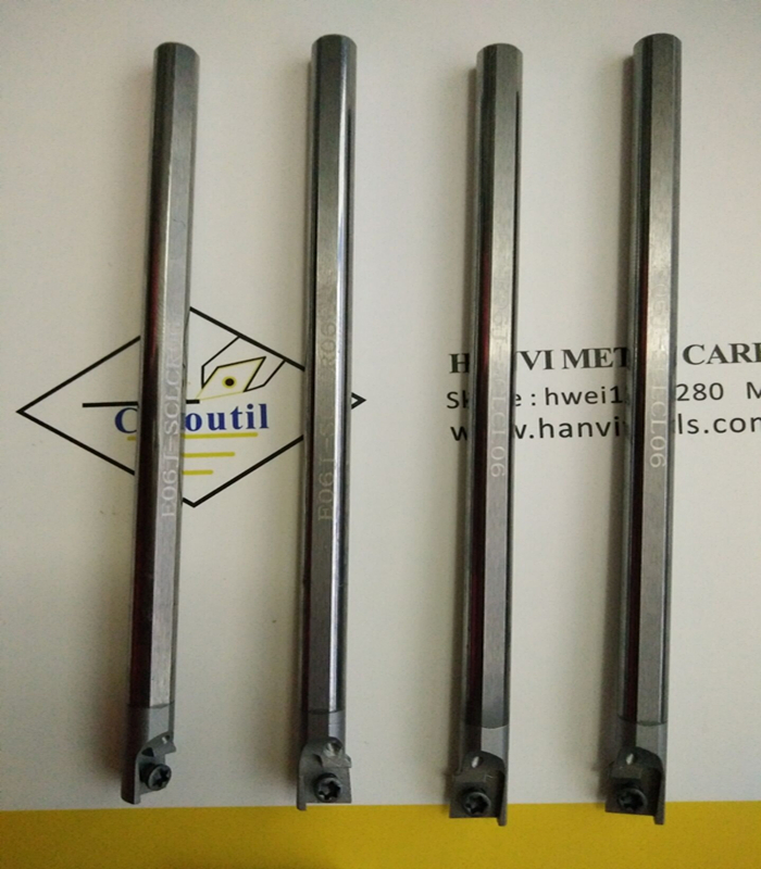 Cutoutil E08K-Sclcl06 Barra de Perfuração de Carboneto Haste de Carboneto para Ferramentas de Torneamento Interno