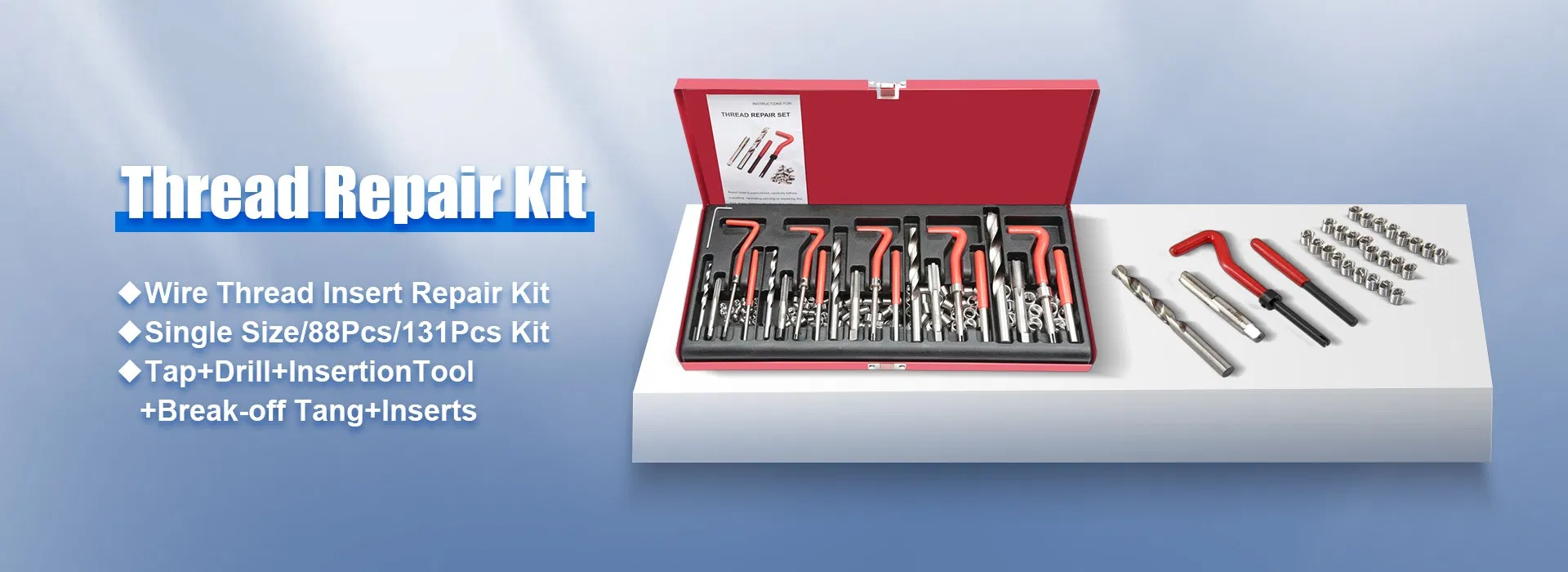 Kit de Reparação de Rosca Heli Coil