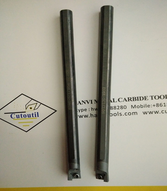 Cortador C08K-Sclcr06 Barra de Perfuração de Carboneto Haste de Carboneto para Ferramentas de Torneamento Interno