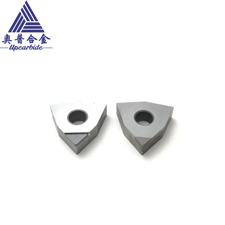 Ferramentas de Corte para Torneamento de Materiais Duros Wnmg080404 Insertos Sólidos de CBN de Carbeto para Ferro Fundido e Aço