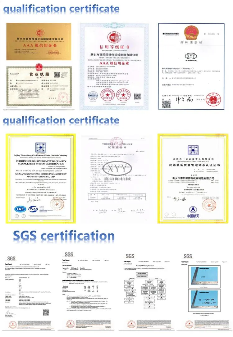 Certificação Manga de Parafuso