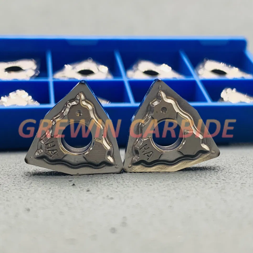 Ferramentas de Corte CNC Insertos de Torneamento Negativos Wnmg 080408-Ha-H01fob