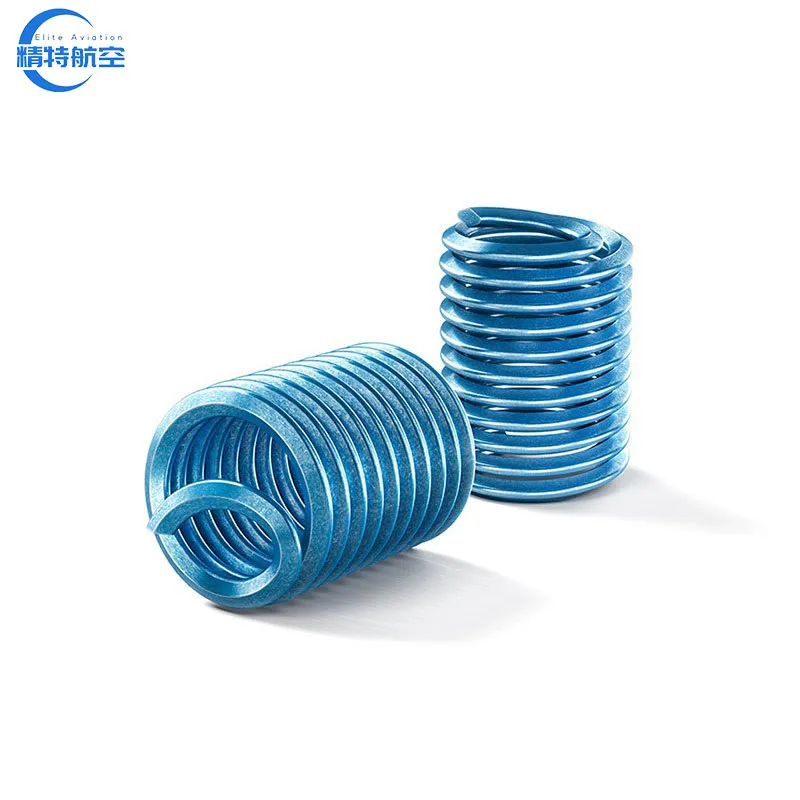 Coil de Heli de Aço Inoxidável Azul 304 para Inserção de Rosca