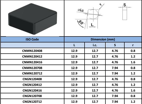 Cngn120400 de Inserto CBN Sólido, Inserto PCBN para Ferramenta de Corte de Metal